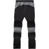 imageWULFUL Kids Waterproof Snow Ski Pants Boys Girls Outdoor Winter Fleece Hiking Insulated Snowboard PantsBlack  Grey