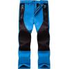 imageWULFUL Kids Waterproof Snow Ski Pants Boys Girls Outdoor Winter Fleece Hiking Insulated Snowboard PantsBlueblack