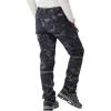 imageWULFUL Kids Waterproof Snow Ski Pants Boys Girls Outdoor Winter Fleece Hiking Insulated Snowboard PantsCamo
