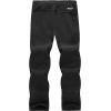 imageWULFUL Kids Waterproof Snow Ski Pants Boys Girls Outdoor Winter Fleece Hiking Insulated Snowboard PantsGrey  Camo