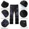 imageWULFUL Kids Waterproof Snow Ski Pants Boys Girls Outdoor Winter Fleece Hiking Insulated Snowboard PantsGrey  Camo