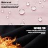 imageWULFUL Kids Waterproof Snow Ski Pants Boys Girls Outdoor Winter Fleece Hiking Insulated Snowboard PantsPink