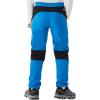 imageWULFUL Kids Waterproof Snow Ski Pants Boys Girls Outdoor Winter Fleece Hiking Insulated Snowboard PantsRoyal Blue