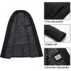 imageWULFUL Men Wool Trench Coat Slim Fit Winter Coat