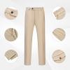 imageWULFUL Mens 2 Piece Slim Fit Suit Set One Button Blazer Jacket Pants Tuxedo Set for Party Wedding and BusinessLight Brown