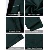 imageWULFUL Mens 2 Piece Slim Fit Suit Set One Button Blazer Jacket Pants Tuxedo Set for Prom Wedding and BusinessDark Green