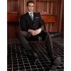 imageWULFUL Mens 2 Piece Suits Slim Fit Two Button Blazer Jacket Pants Set for PartyWedding and BusinessBlack