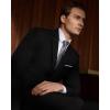 imageWULFUL Mens 2 Piece Suits Slim Fit Two Button Blazer Jacket Pants Set for PartyWedding and BusinessBlack