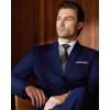 imageWULFUL Mens 2 Piece Suits Slim Fit Two Button Blazer Jacket Pants Set for PartyWedding and BusinessNavy