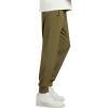 imageWULFUL Mens Athletic Running Joggers Workout Gym Pants Lightweight Track Casual Pant with Zipper PocketsArmy Green