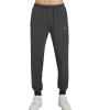 imageWULFUL Mens Athletic Running Joggers Workout Gym Pants Lightweight Track Casual Pant with Zipper PocketsDark Grey