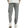 imageWULFUL Mens Athletic Running Joggers Workout Gym Pants Lightweight Track Casual Pant with Zipper PocketsGrey