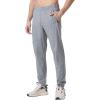 imageWULFUL Mens Athletic Running Joggers Workout Gym Pants Lightweight Track Casual Pant with Zipper PocketsGrey026