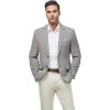 imageWULFUL Mens Casual Blazer Suit Jackets Slim Fit Two Button Sport Coats Lightweight Business JacketLight Grey