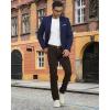 imageWULFUL Mens Casual Blazer Suit Jackets Slim Fit Two Button Sport Coats Lightweight Business JacketNavy