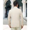 imageWULFUL Mens Casual Sport Coat Blazer Lightweight One Button Suit JacketsBeigenew