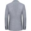imageWULFUL Mens Casual Sport Coat Blazer Lightweight One Button Suit JacketsBlue