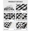imageWULFUL Mens Flannel Plaid Shirts Jacket Fleece Lined Winter Shirts Soft Warm Coat with Hood for MenBlack649
