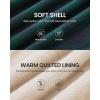 imageWULFUL Mens Flannel Plaid Shirts Jacket Fleece Lined Winter Shirts Soft Warm Coat with Hood for MenGreen813