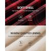 imageWULFUL Mens Flannel Plaid Shirts Jacket Fleece Lined Winter Shirts Soft Warm Coat with Hood for MenRed711