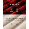 imageWULFUL Mens Flannel Plaid Shirts Jacket Fleece Lined Winter Shirts Soft Warm Coat with Hood for MenRed798