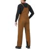 imageWULFUL Mens Insulated Snow Bibs Waterproof Winter Ski Pants Snowboarding OverallsBrown
