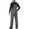 imageWULFUL Mens Insulated Snow Bibs Waterproof Winter Ski Pants Snowboarding OverallsDark Grey