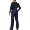 imageWULFUL Mens Insulated Snow Bibs Waterproof Winter Ski Pants Snowboarding OverallsNavy