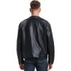 imageWULFUL Mens Leather Jackets Faux Bomber Jacket for Men Motorcycle Lapel Asymmetric ZipUp Slim Fit Biker CoatBlack011
