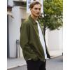 imageWULFUL Mens Lightweight Jackets Casual Windbreaker Stylish Light Golf Work Dress BusinessArmy Green