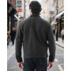 imageWULFUL Mens Lightweight Jackets Casual Windbreaker Stylish Light Golf Work Dress BusinessDeep Grey