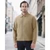 imageWULFUL Mens Lightweight Jackets Casual Windbreaker Stylish Light Golf Work Dress BusinessKhaki