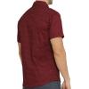 imageWULFUL Mens Short Sleeve Dress Shirts Casual Button Down Shirts Business Summer ShirtsWine Red208
