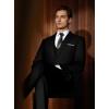 imageWULFUL Mens Slim Fit Suit One Button 3Piece Blazer Dress Business Wedding Party Jacket Vest ampamp PantBlack