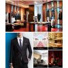 imageWULFUL Mens Slim Fit Suit One Button 3Piece Blazer Dress Business Wedding Party Jacket Vest ampamp PantBlack056