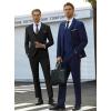 imageWULFUL Mens Slim Fit Suit One Button 3Piece Blazer Dress Business Wedding Party Jacket Vest ampamp PantBrilliant Black