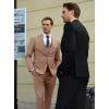 imageWULFUL Mens Slim Fit Suit One Button 3Piece Blazer Dress Business Wedding Party Jacket Vest ampamp PantCoffee054