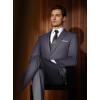imageWULFUL Mens Slim Fit Suit One Button 3Piece Blazer Dress Business Wedding Party Jacket Vest ampamp PantDark Grey