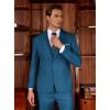 imageWULFUL Mens Slim Fit Suit One Button 3Piece Blazer Dress Business Wedding Party Jacket Vest ampamp PantHbl0127