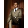 imageWULFUL Mens Slim Fit Suit One Button 3Piece Blazer Dress Business Wedding Party Jacket Vest ampamp PantNewkhaki