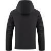 imageWULFUL Mens Softshell Jacket Waterproof Lightweight Insulated Windbreaker Fleece Lined Rain Shell Jacket for Hiking TravelBlack