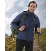 imageWULFUL Mens Softshell Jacket Waterproof Lightweight Insulated Windbreaker Fleece Lined Rain Shell Jacket for Hiking TravelNavy