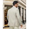 imageWULFUL Mens Sport Coats Blazers Linen Cotton Blazer Regular Fit One Button Suit JacketLight Blue