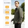 imageWULFUL Mens Sun Protection Fishing Shirts UPF 50 UV Lightweight Quick Dry Cooling Button Down Shirts for Work Hiking SafariSage Green