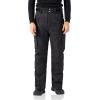 imageWULFUL Mens Waterproof Insulated Ski Snow Pants Winter Snowboarding Cargo Pants with MultiPocketsBlack