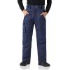 imageWULFUL Mens Waterproof Insulated Ski Snow Pants Winter Snowboarding Cargo Pants with MultiPocketsNavy