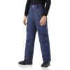imageWULFUL Mens Waterproof Insulated Ski Snow Pants Winter Snowboarding Cargo Pants with MultiPocketsNavy