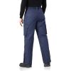 imageWULFUL Mens Waterproof Insulated Ski Snow Pants Winter Snowboarding Cargo Pants with MultiPocketsNavy