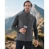 imageWULFUL Mens Windproof Lightweight Golf Vest Outerwear with Pockets Softshell Sleeveless Jacket for Running Hiking SportsDark Grey