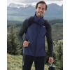 imageWULFUL Mens Windproof Lightweight Golf Vest Outerwear with Pockets Softshell Sleeveless Jacket for Running Hiking SportsNavy